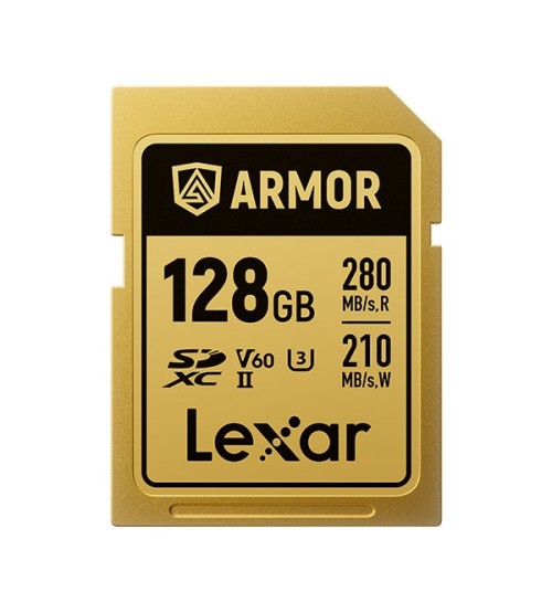 LEXAR SDcard 128GB ARMOR GOLD SDXC UHS-II 128GB W 210MB/s R 280MB/s LSDAMGL128G-RNNNG LEXAR SDcard 128GB ARMOR GOLD SDXC UHS-II 128GB W 210MB/s R 280MB/s LSDAMGL128G-RNNNG